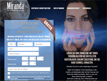 Tablet Screenshot of mirandamedium.com